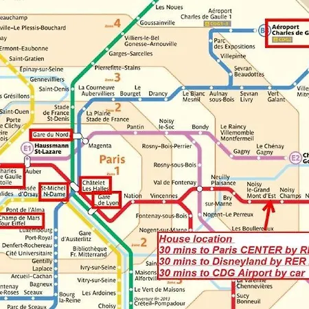 D'hotes Proche De Disneyland Et Pas Loin De Paris Bed & Breakfast 3*